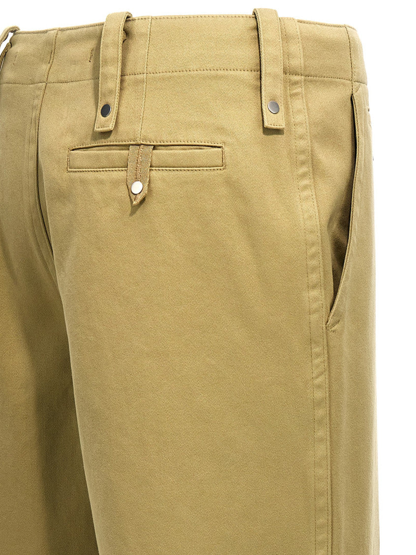 Beige Flat Front Pant 4
