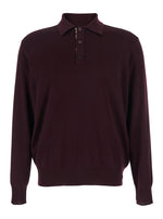Maroon Shirt Collar Polo 1