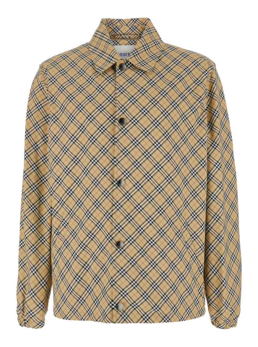 Beige Shirt Collar Jacket 1