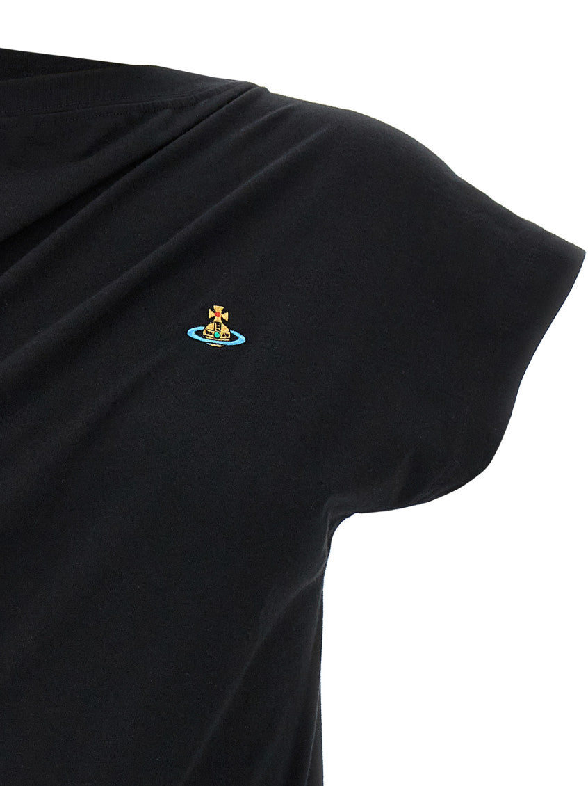 Black Logo Crew Neck Top 3