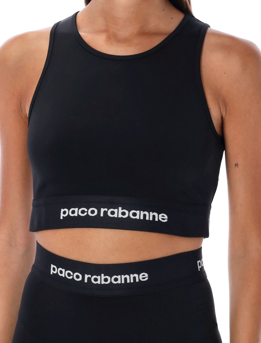 Black Logo Round Neck Top 5