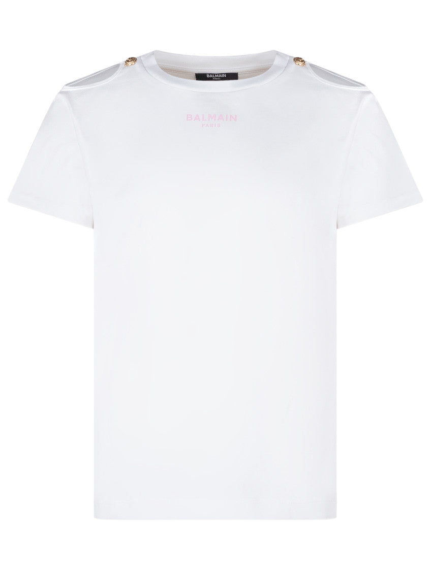 Kids White Logo T-Shirt 1