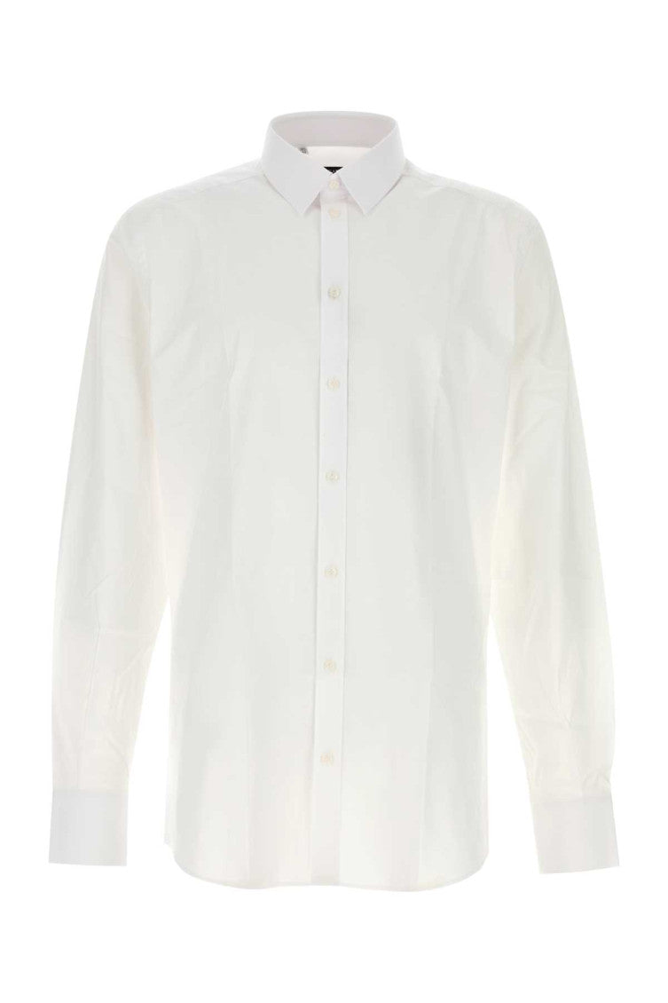 White Regular Solid Shirt 1