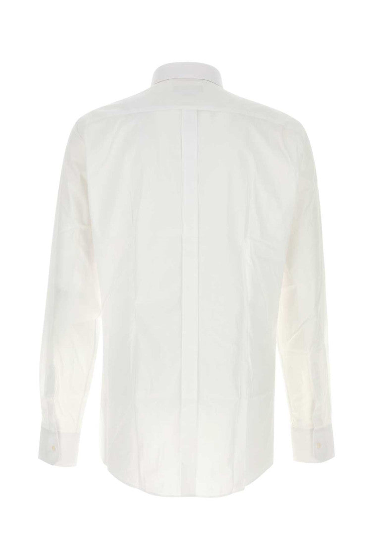 White Regular Solid Shirt 2