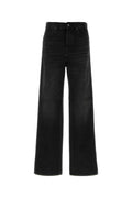 Black Loose High Rise Jeans 1