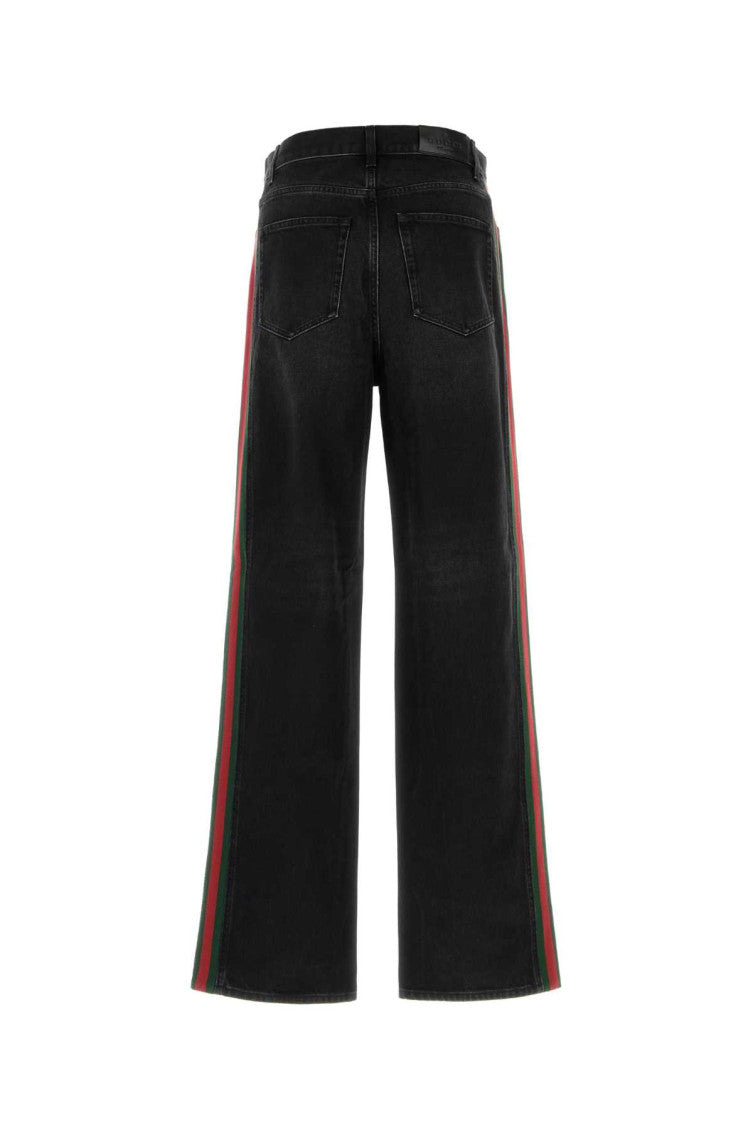 Black Loose High Rise Jeans 2
