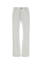 White Mid Rise Jeans 1