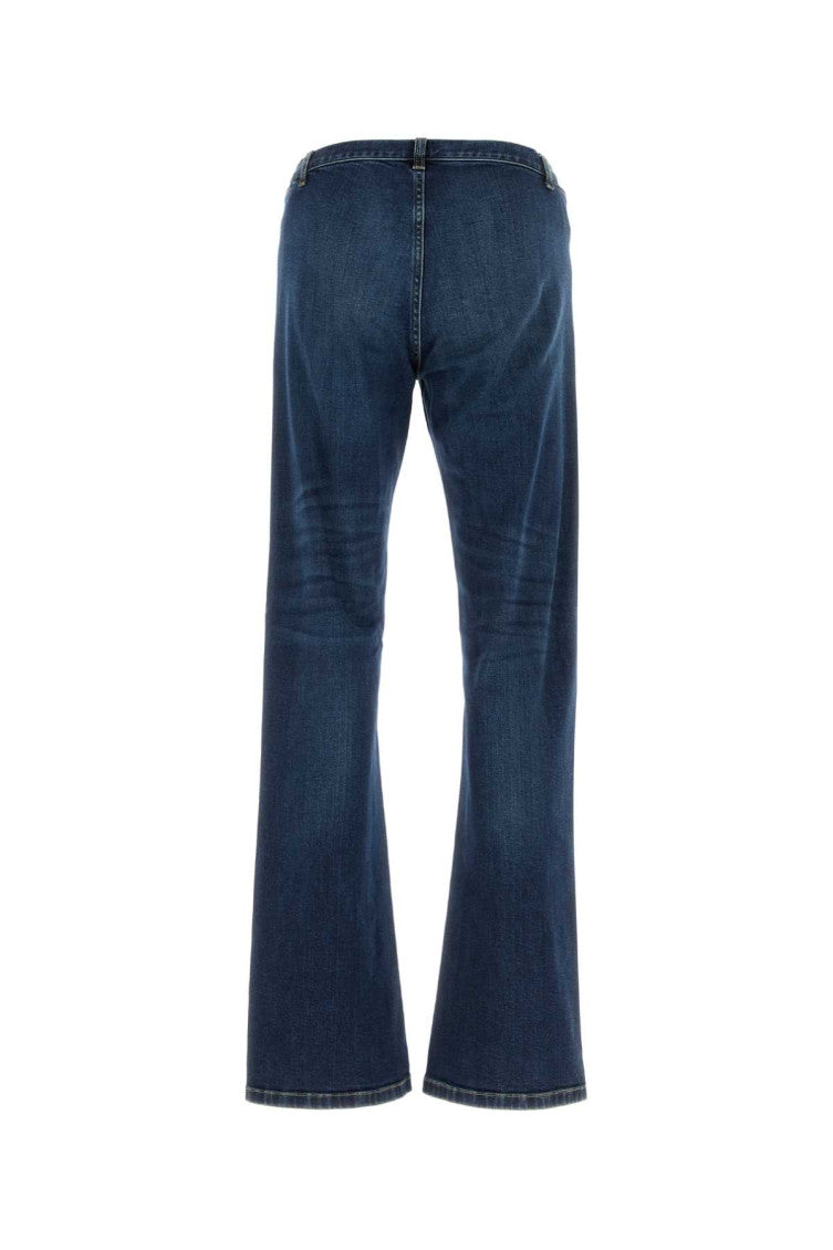 Blue Mid Rise Jeans 2