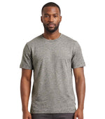 Grey Solid Crew Neck T-Shirt 1