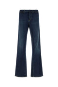 Blue Flared High Rise Jeans 1