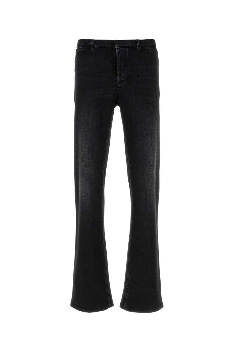 Black Mid Rise Jeans 1