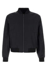 Black Mock Collar Jacket 1
