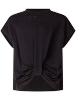 Kids Black Solid T-Shirt 1
