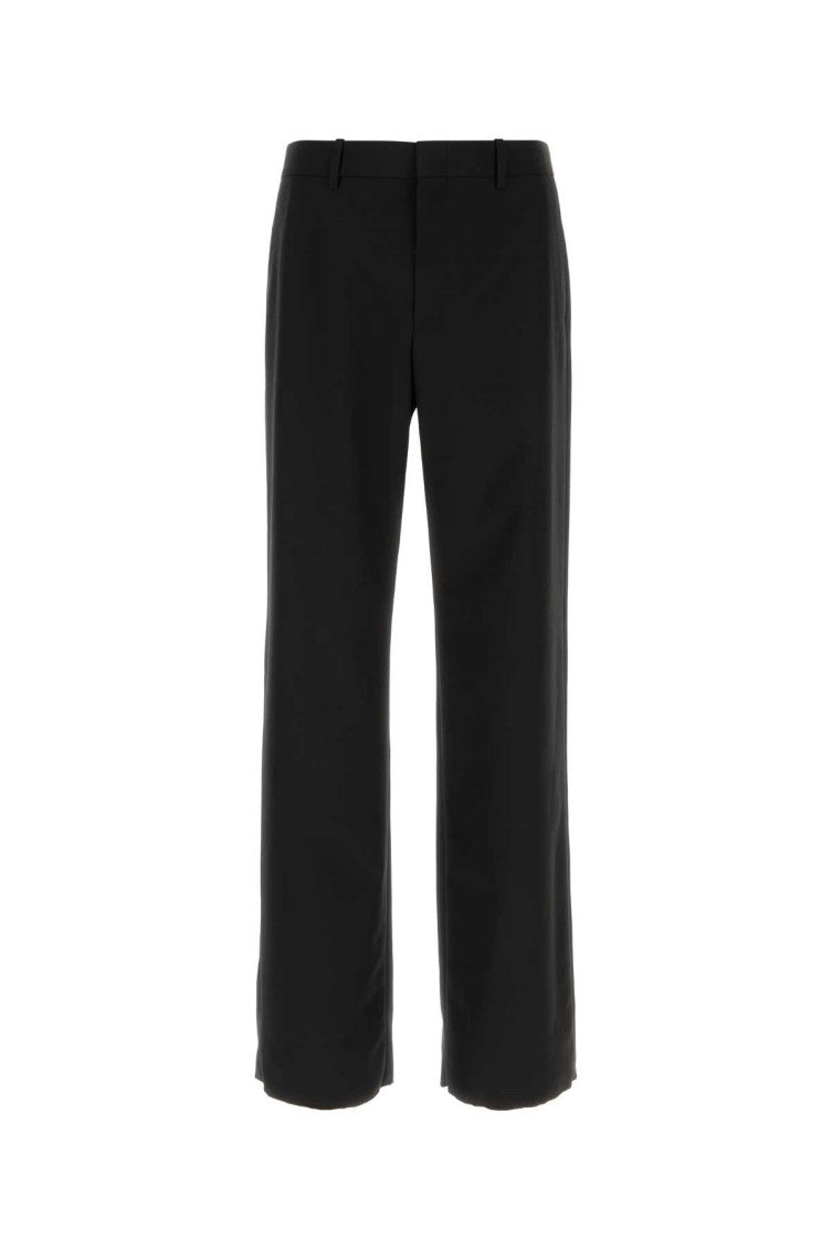 Black Flat Front Pants 1