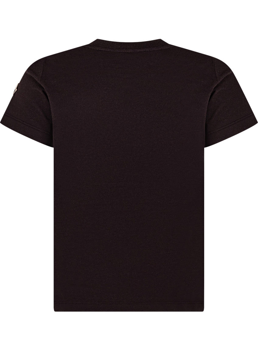Kids Black Logo T-Shirt 2