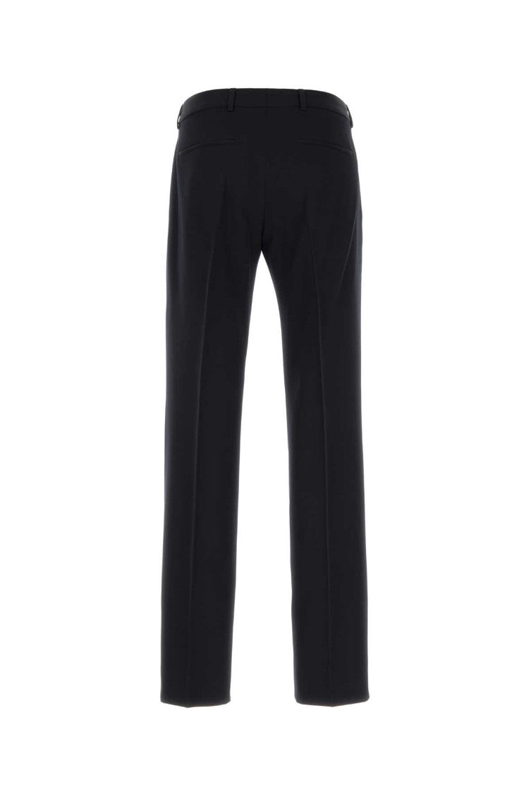 Dark Blue Flat Front Pants 2