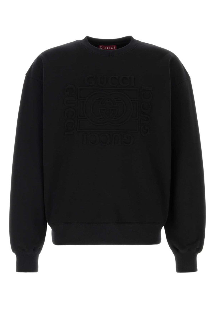 Black Crew Neck Sweatshirt 1