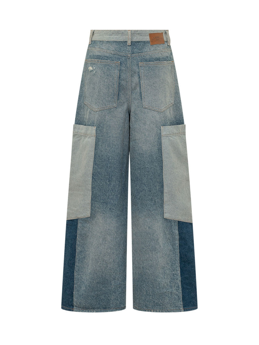 Light Blue Loose High Rise Jeans 2