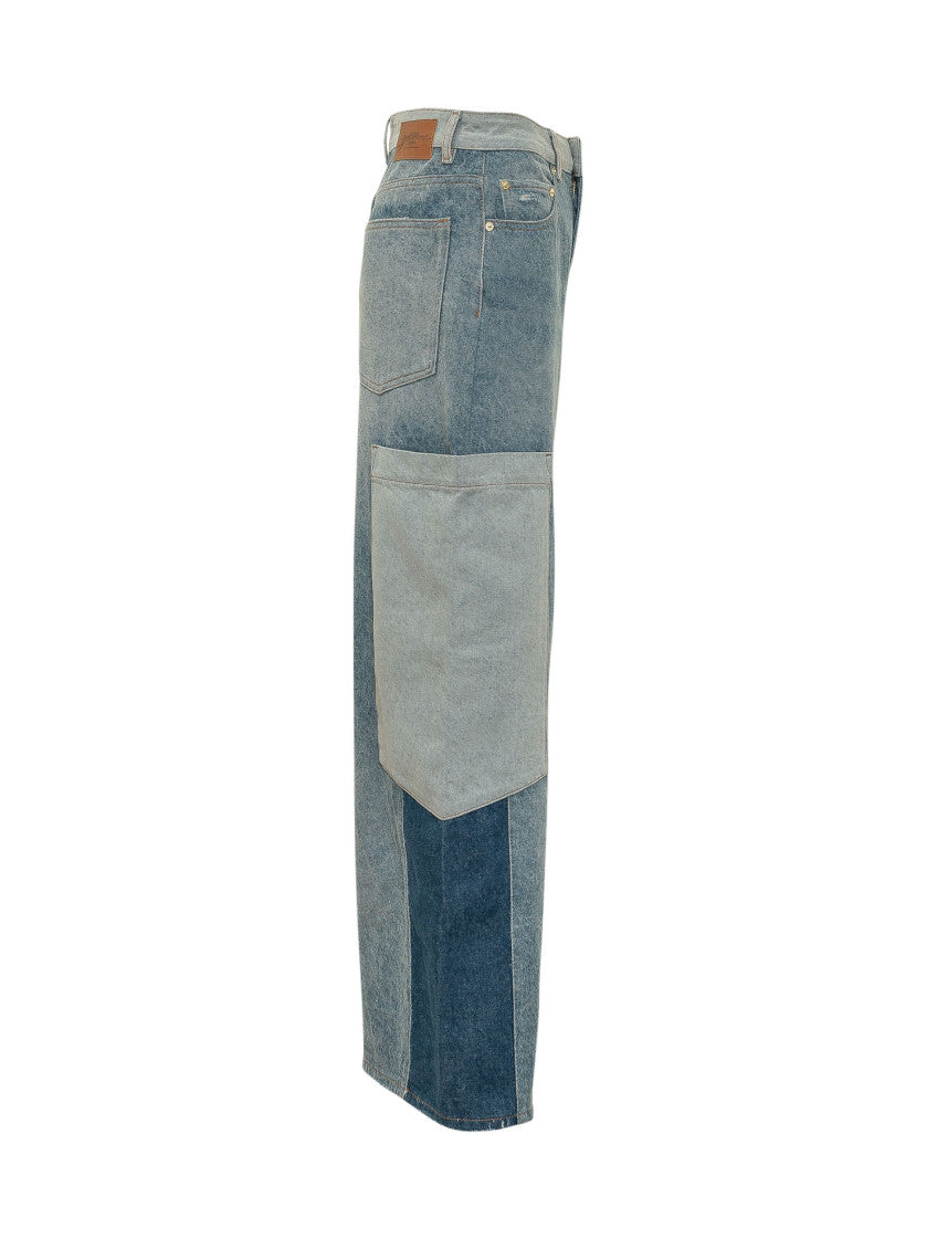 Light Blue Loose High Rise Jeans 3