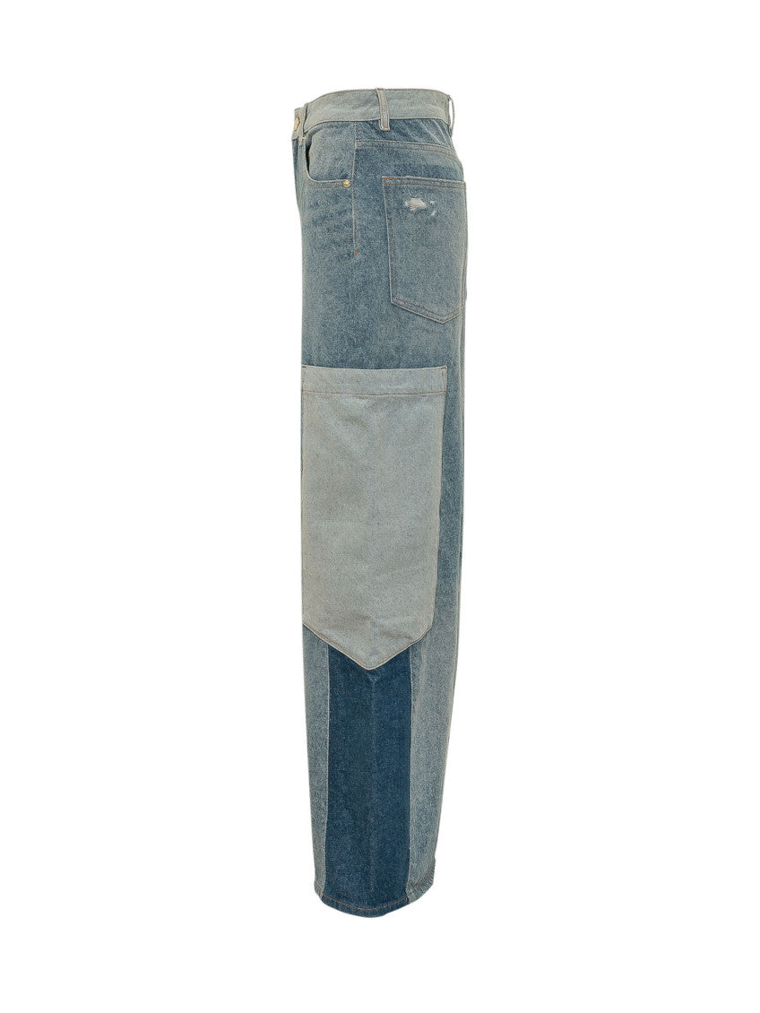 Light Blue Loose High Rise Jeans 4