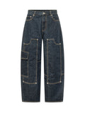 Blue Loose High Rise Jeans 1