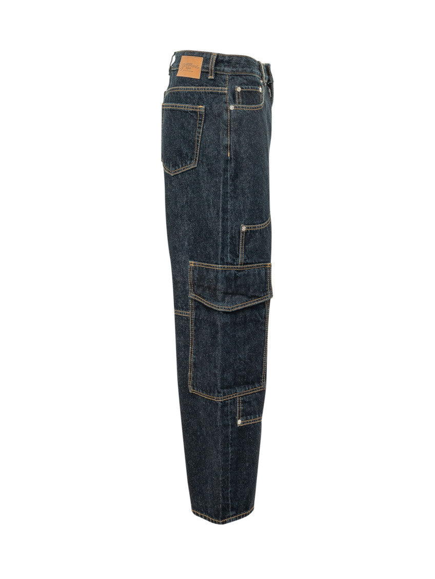 Blue Loose High Rise Jeans 3