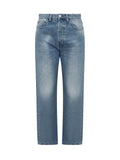 Blue Straight High Rise Jeans 1