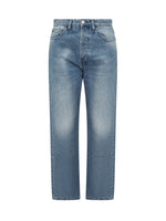 Blue Straight High Rise Jeans 1