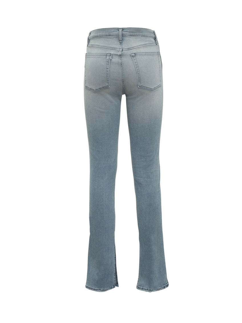 Blue Slim Mid Rise Jeans 2