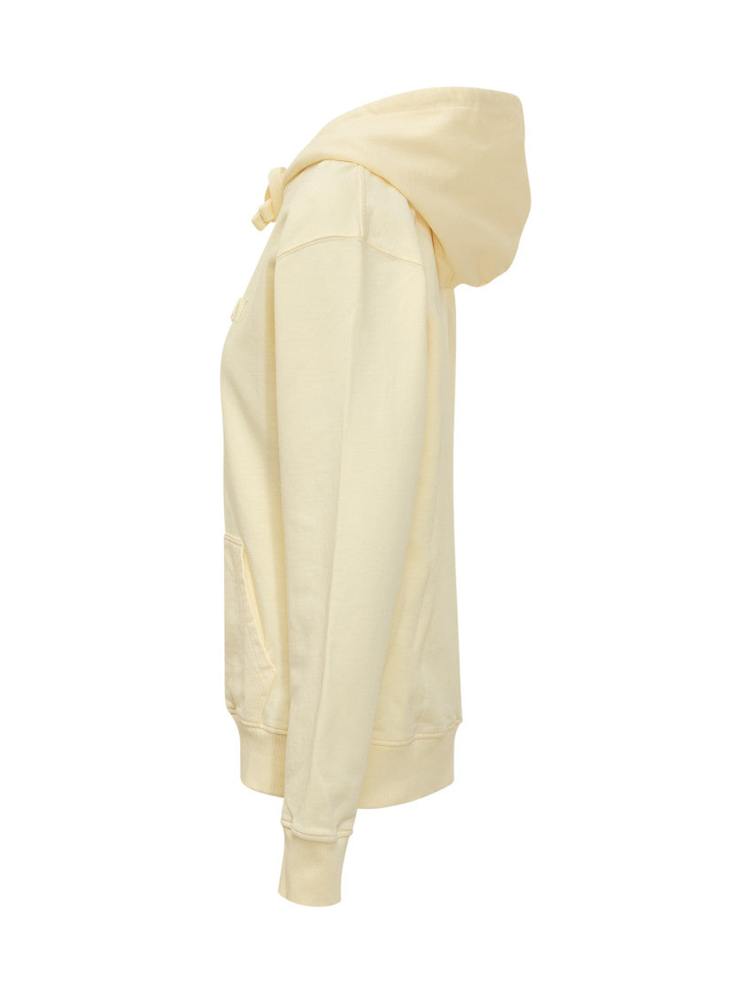 Yellow Logo Hood Sweatshirt 3