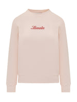 Pink Logo Crew Neck Sweatshirt 1