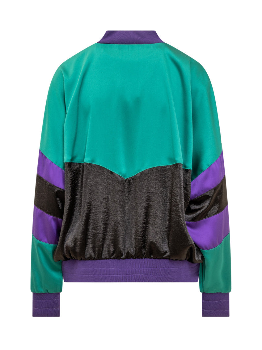 Multicolor Color Block Sweatshirt 2