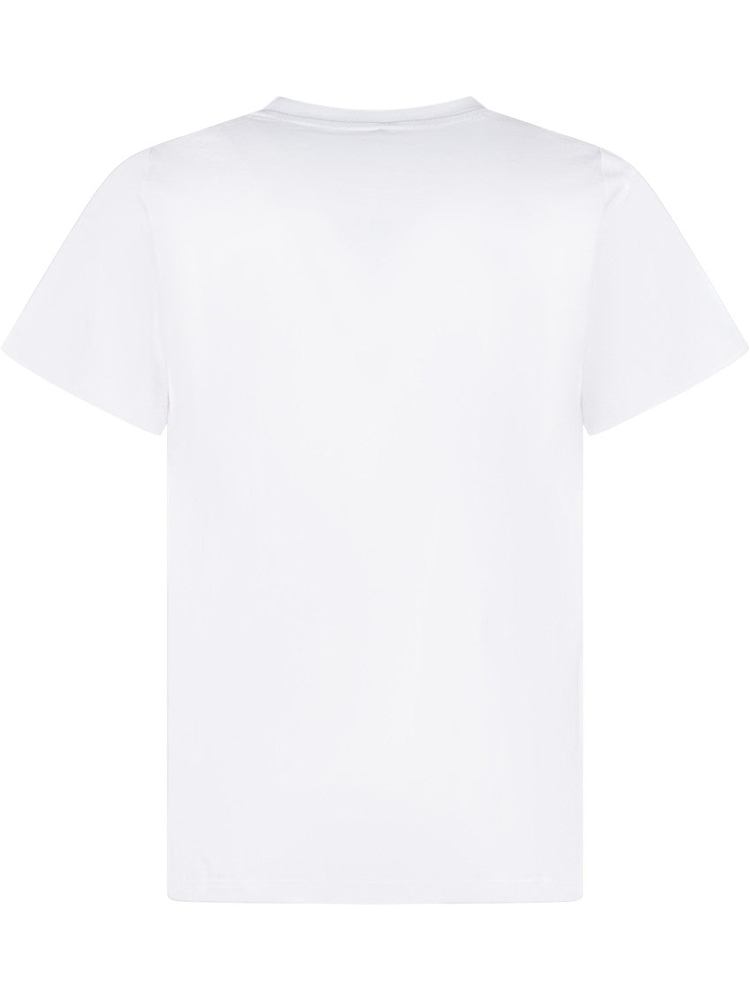 Kids White Printed T-Shirt 2
