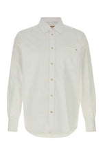 White Regular Solid Shirt 1