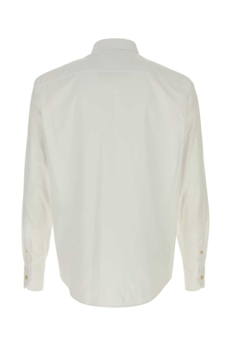 White Regular Solid Shirt 2