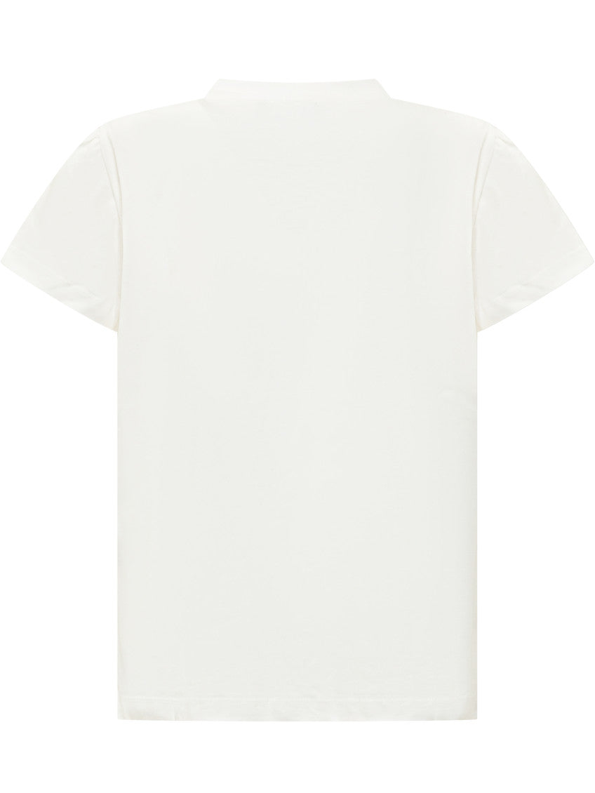 Kids White Solid T-Shirt 2