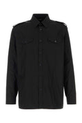 Black Regular Solid Shirt 1