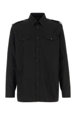 Black Regular Solid Shirt 1