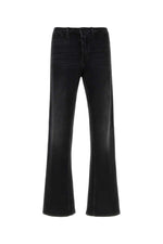 Black Flared Mid Rise Jeans 1