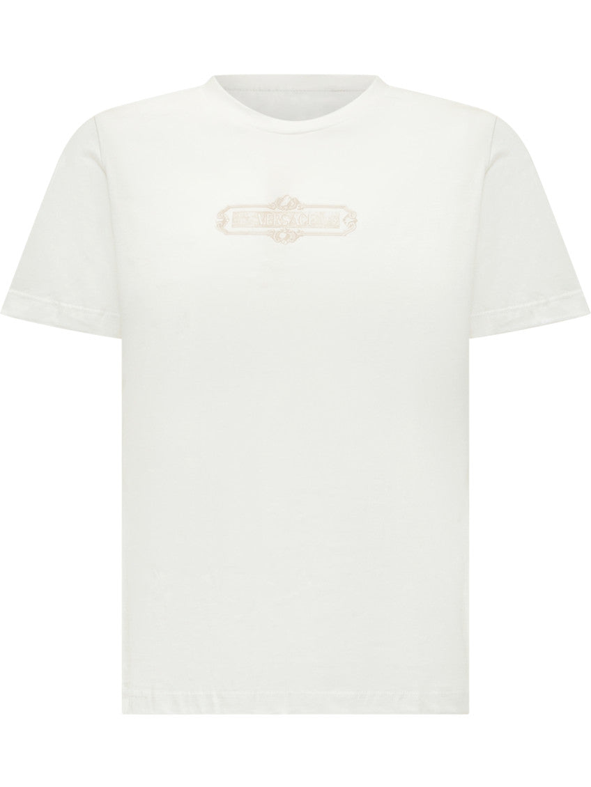 Kids White Graphic T-Shirt 1