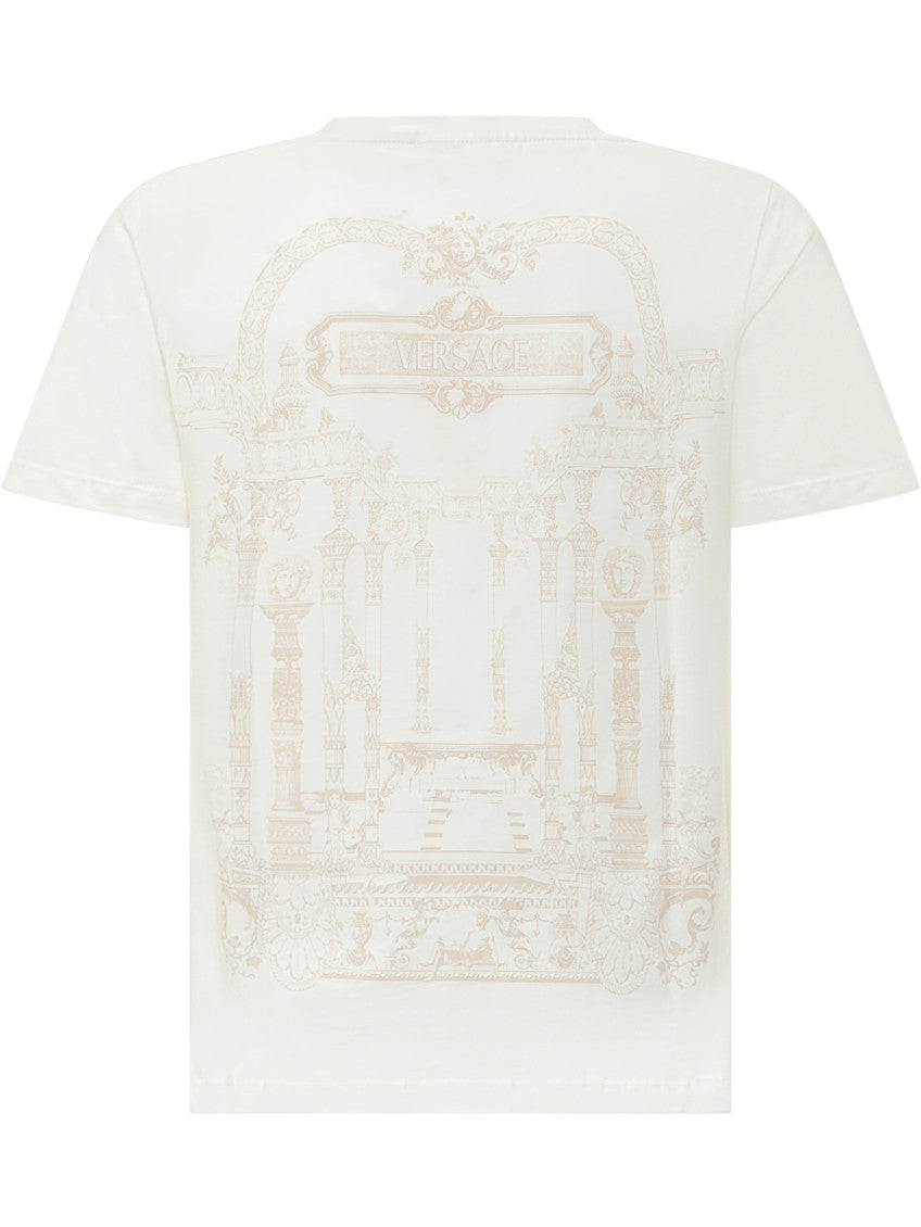 Kids White Graphic T-Shirt 2