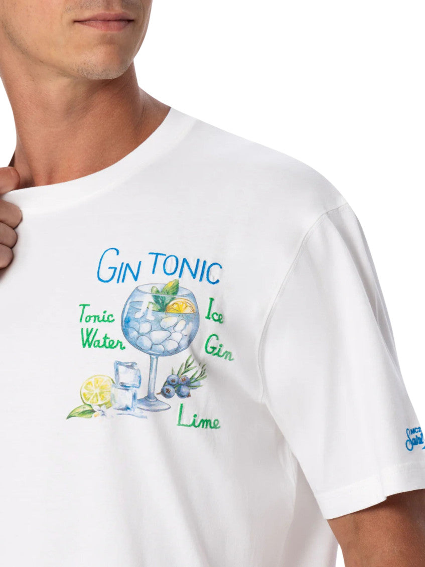 White Crew Neck T-Shirt 4