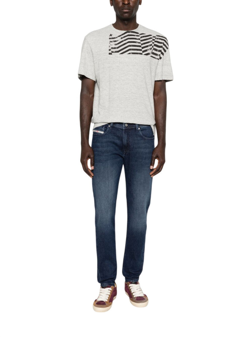 Grey Crew Neck T-Shirt 2