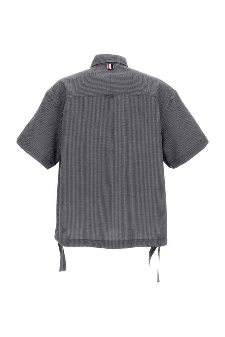 Dark Grey Solid Shirt 2