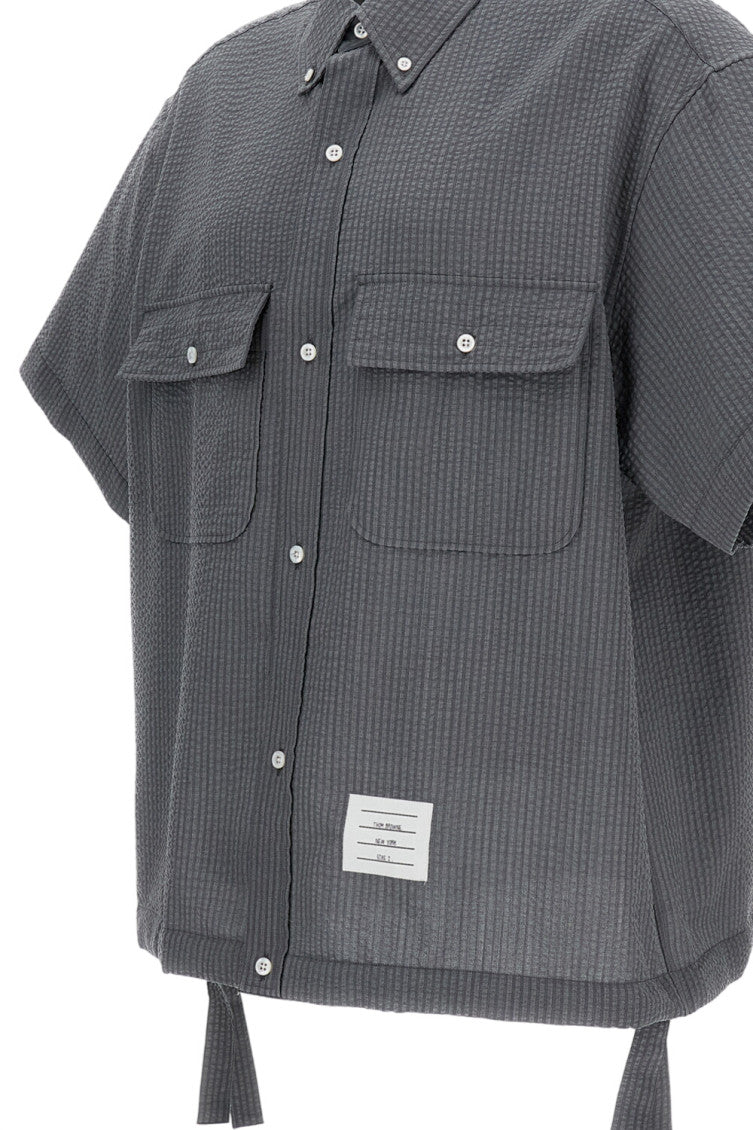 Dark Grey Solid Shirt 3