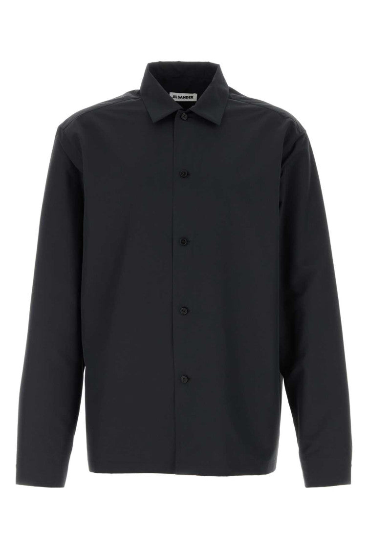 Black Regular Solid Shirt 1