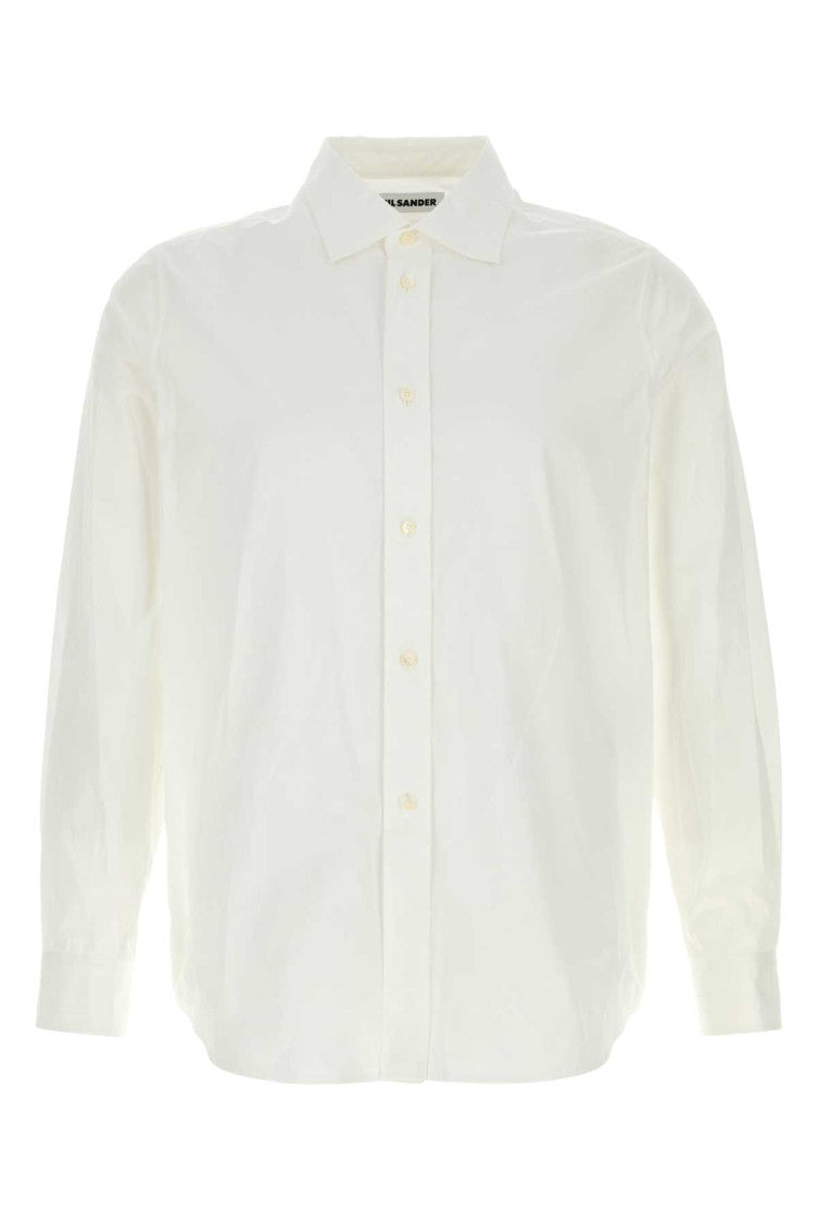 White Regular Solid Shirt 1