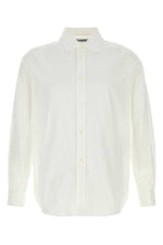 White Regular Solid Shirt 1