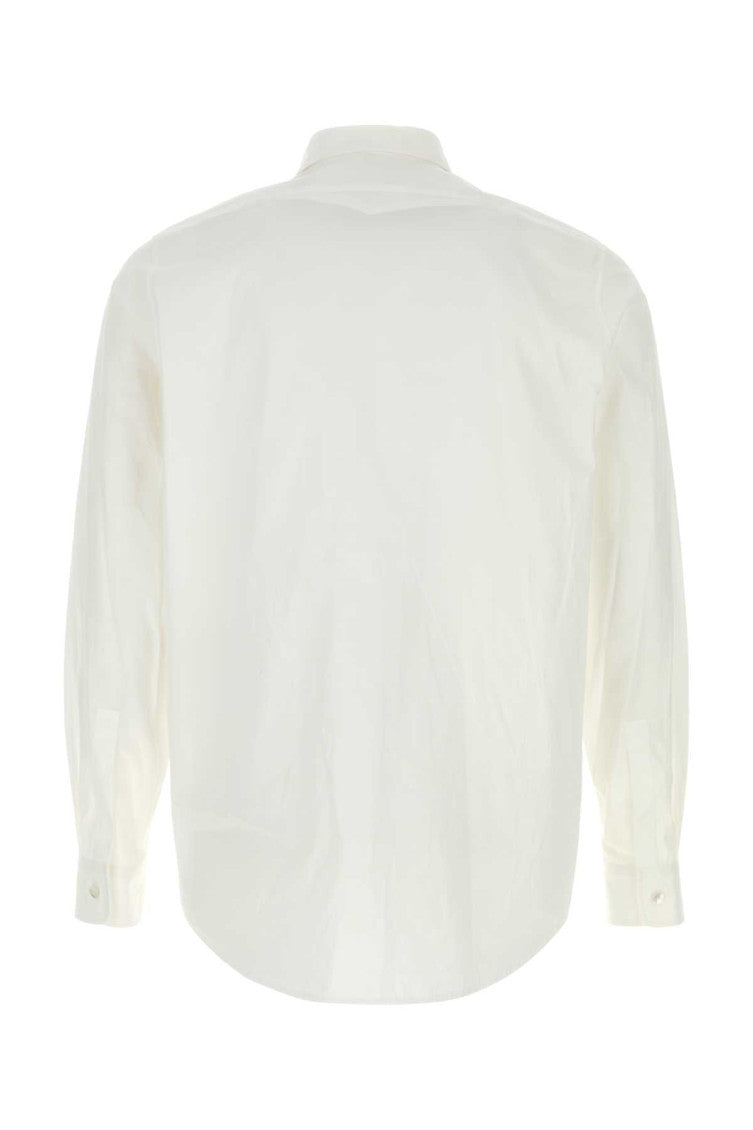 White Regular Solid Shirt 2