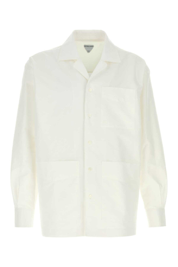 White Regular Solid Shirt 1